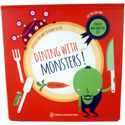 Детские книжки с картинками на английском языке серии Monster настольные книги для детей