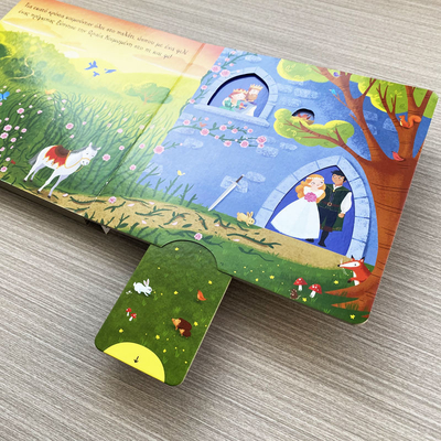 Книжное печатание скольжения детей ОДМ ОЭМ раннее воспитательное печатание книги скольжения всплывающее для детей