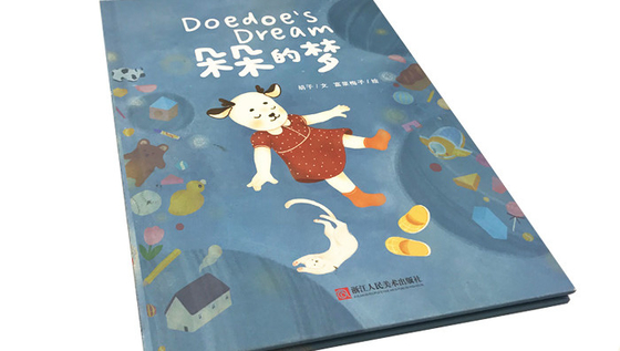 Причудливая цветная профессиональная книжная печать на доске