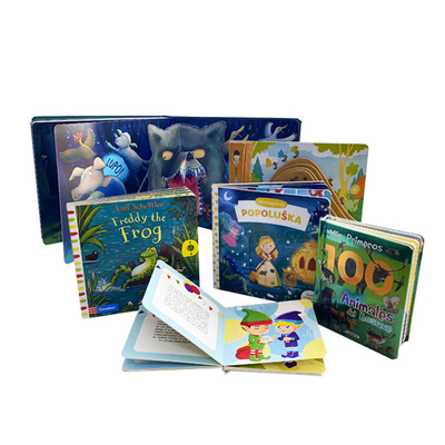 7&quot;X10&quot; книги доски детей печатая книги доски изображения цвета Пантоне