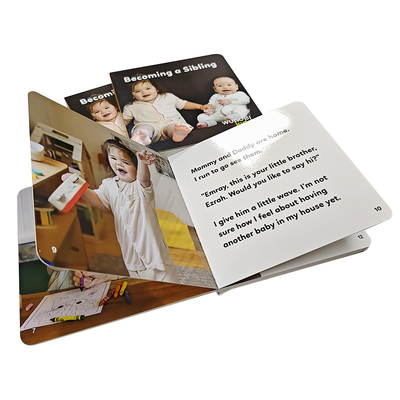 Детская OEM Книга на заказ Детская толстая книжка из картона